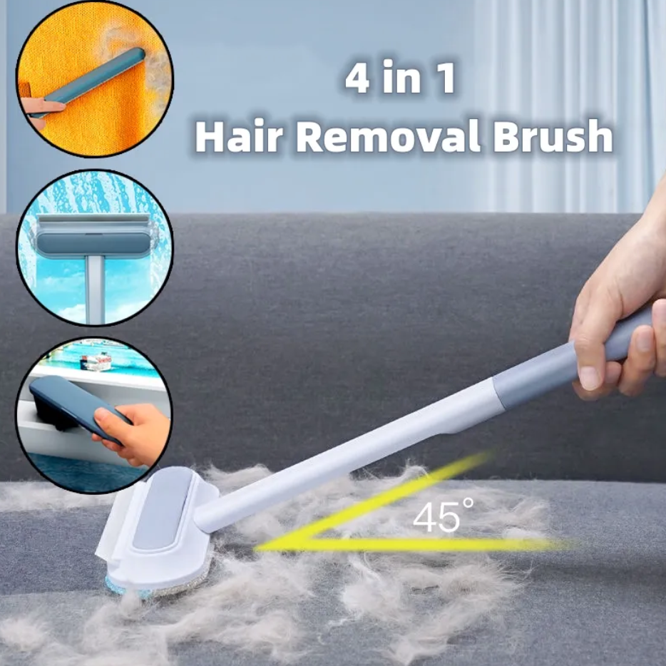 4-in-1 Pet Hair Remover & Cleaning Brush