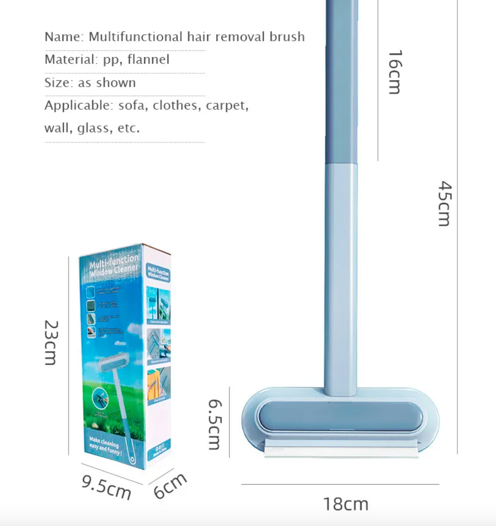 4-in-1 Pet Hair Remover & Cleaning Brush