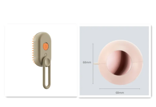 3-in-1 Electric Steam Pet Brush